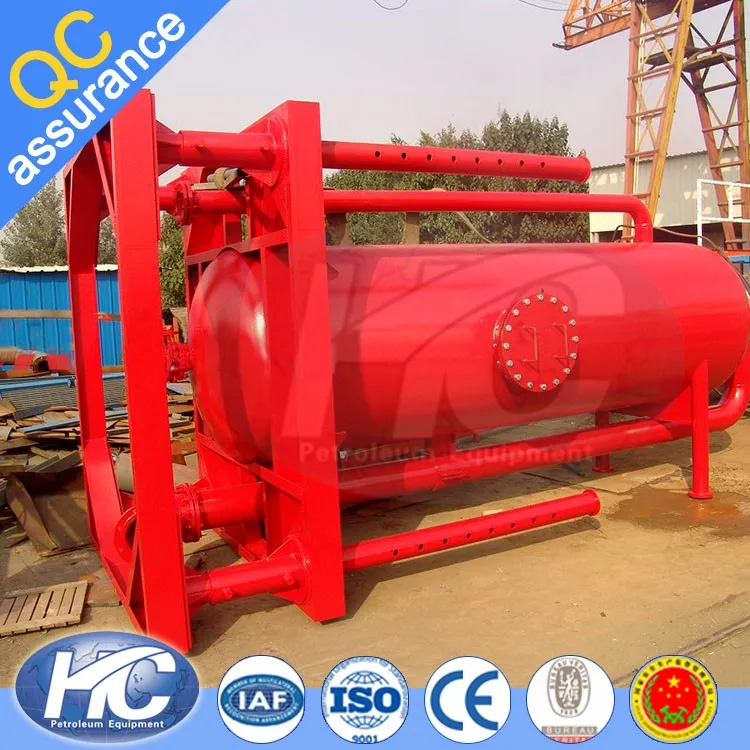 Oilfield Asme Solid Gas Separator /gas Buster For Well Test Buy Asme