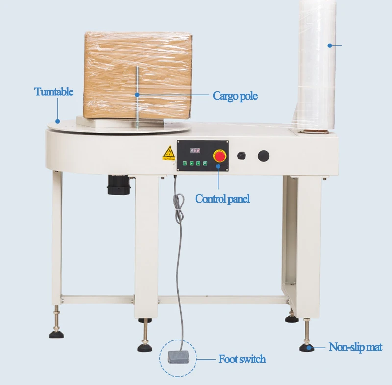 Semi-automatic wrapping machine/mini carton box wrapping machine/manual wrapping machine.jpg
