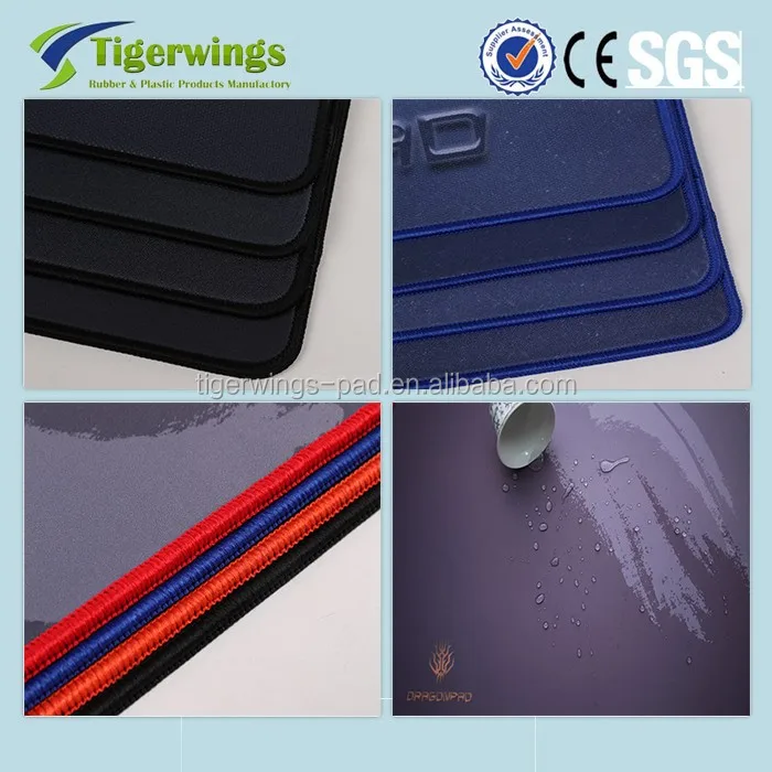 Tigerwings factory blank sublimation printed rubber mouse pad
