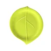 BPA free melamine wedding dish colorful tableware plastic banana leaf plate
