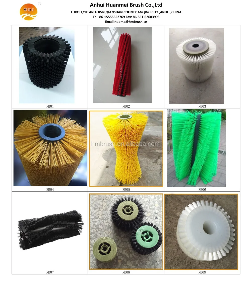 High Quality White Cylindrical Brush,Roller Street Sweeper Brush Buy