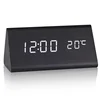 Ganxin LED Alarm Digital Desk Clock 3 Levels Adjustable Brightness, 3 Groups of Alarm Time, Displays Time Date Temp Alarm Clock