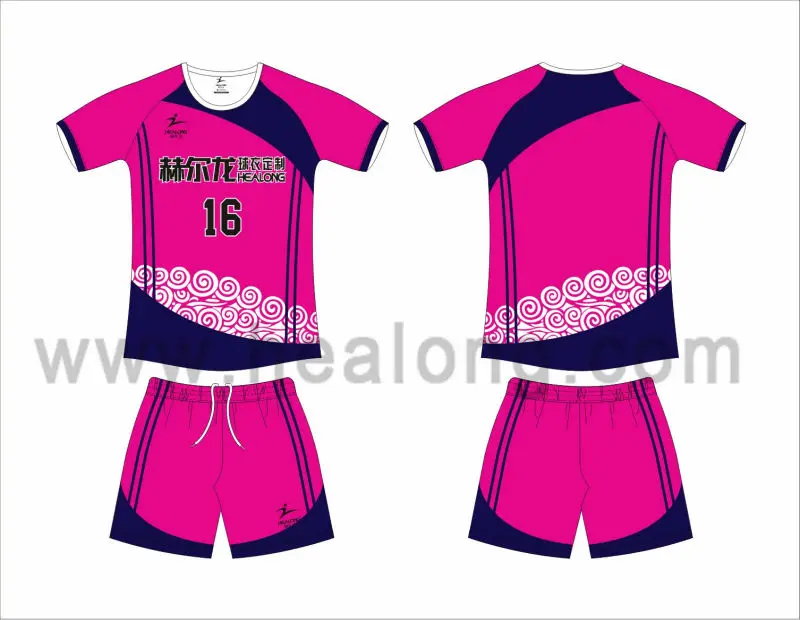 Blue Volleyball Uniform,Custom Volleyball Cloth Buy Volleyball
