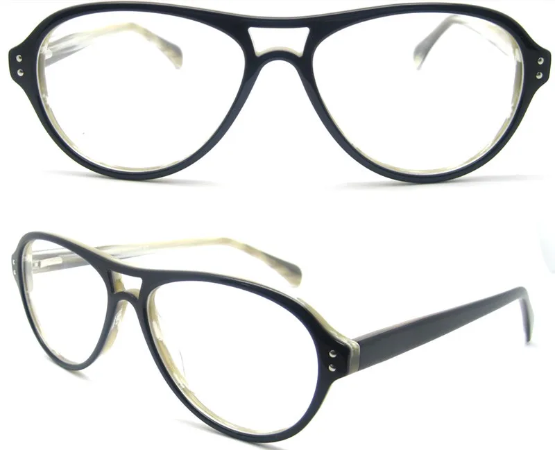 Top Quality Double Bridge Glasses Frame Men Top Glasses New Products
