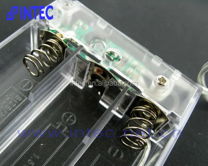 3*aa Transparent Battery Holder With Timer Buy 3aa Battery Holder