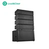 Outdoor technical line array loud speaker double 6 inch, electrical audio