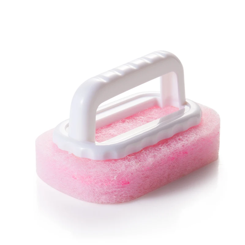 Plastic Soft Sponge Kitchen Scouring Pad With Handle Buy Scouring Pad