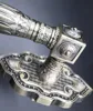 Vintage Game of Thrones fancy classic wooden door handle with decorative pattern
