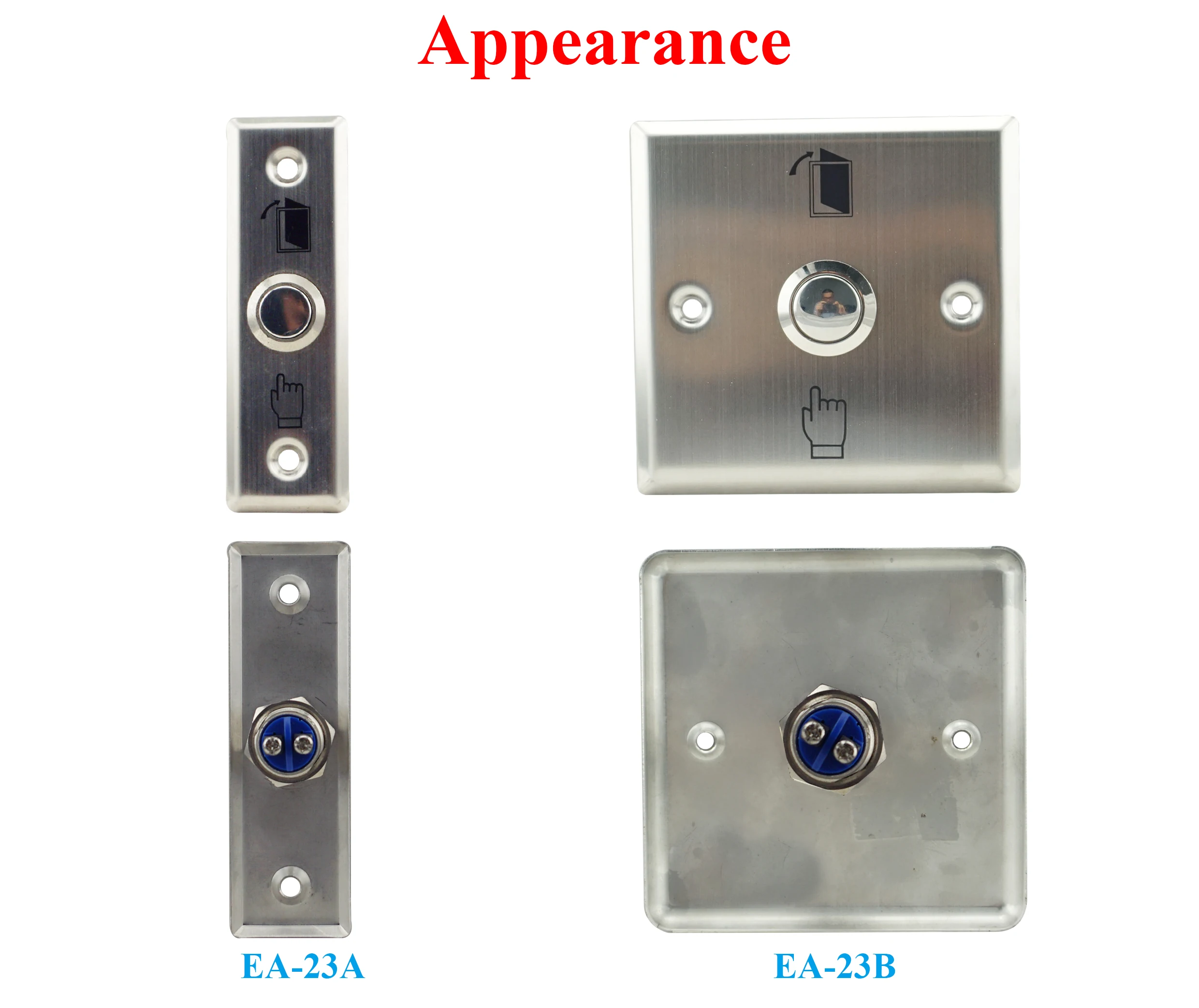 Stainless Steel Panel Door Release Button For Door Access Control