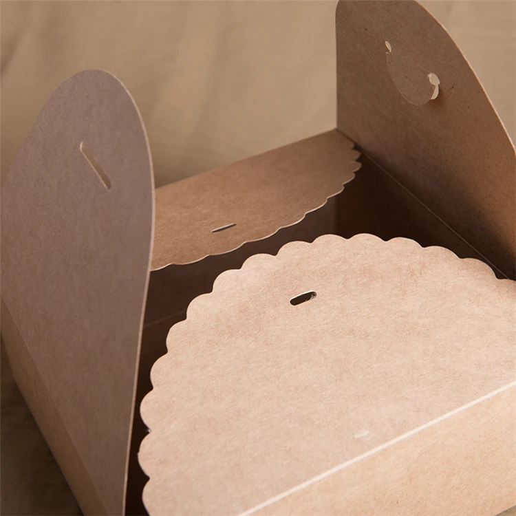 Small Kraft Paper Food Waffle Boxes For Package Buy Food Waffle Boxes