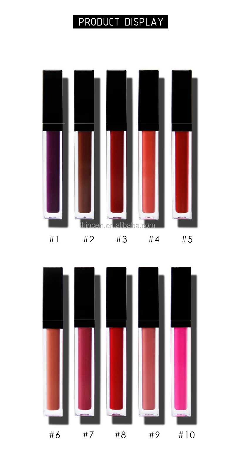 New Arrival Waterproof Long Lasting Beauty Makeup Private Label Matte Liquid Lipstick