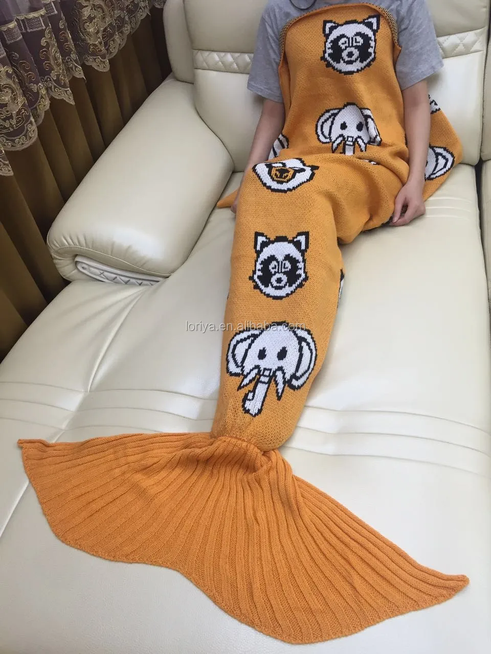 Hot Sale Mermaid Blanket Halloween Blanket Skeleton Pumpkin Scary Mermaid Tail Blanket Buy Slimming Hot Blanket