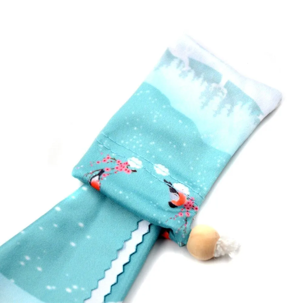 Wholesale Microfiber Eyeglass Case Glasses Cleaning Cloth With Keychain