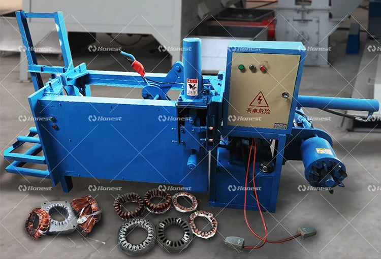 Scrap Motor Stator Coil Winding Dismantling Recycling Machine