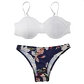 2016 Sexy Swimwear Women Push Up Bkini Set 3d Print Padded Beach Bikini Swimsuit Bathing Suits