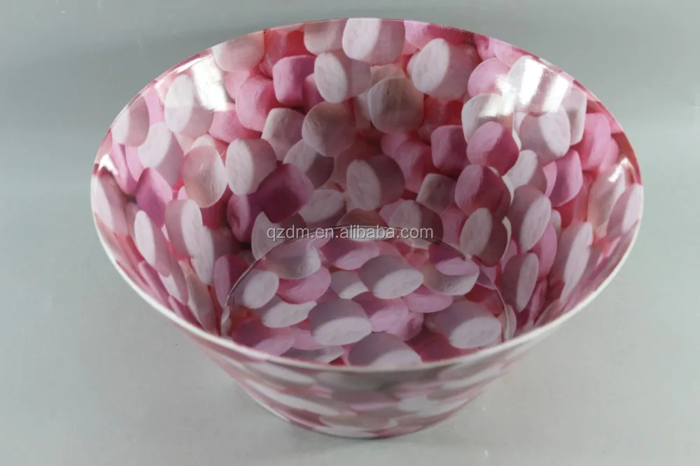 Two-Side Print 10" Melamine salad bowls
