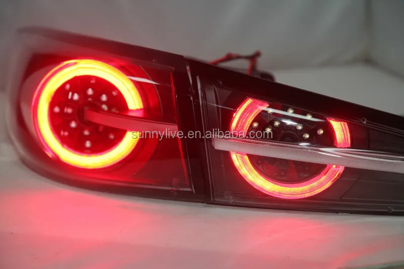 LED rear light  For MAZDA 3 Axela Sedan LED Strip Tail Lamp 2015 Clear cover TW
