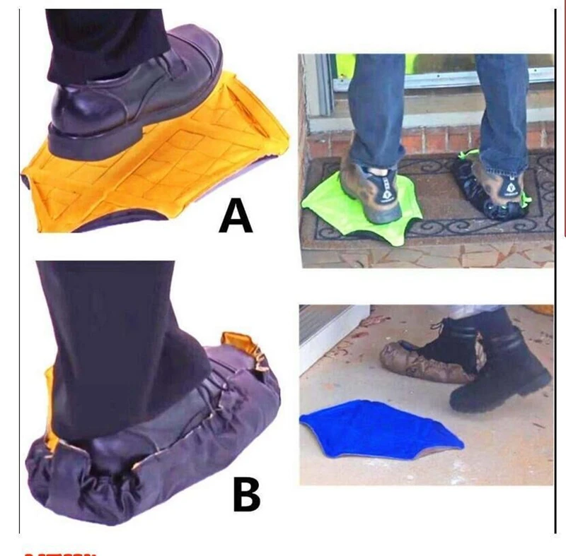 Step In Sock Cover Reusable Hand-Free Boot Shoe Covers Perfect for Worker 1 Pair