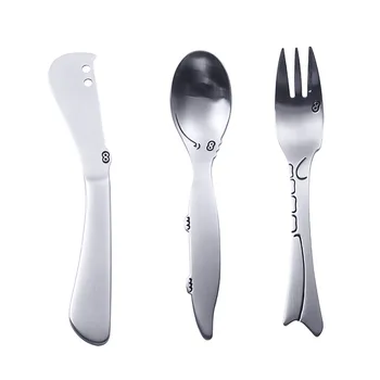 Ninos Juego De Cubiertos De Acero Inoxidable 18 8 De Dibujos Animados Cubiertos Cuchara Tenedor Cuchillo 3pcs Buy Juego De Cubiertos De Dibujos Animados Juego De Cubiertos Para Ninos De Acero Inoxidable Juego De