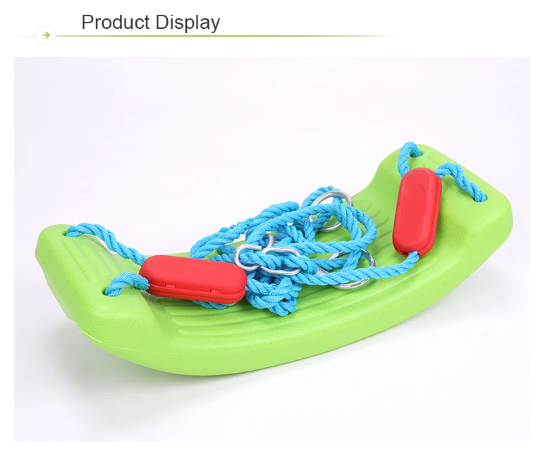 Indoor Outdoor Durable Rope Clamps Plastic Baby Swing Toys For Hanging