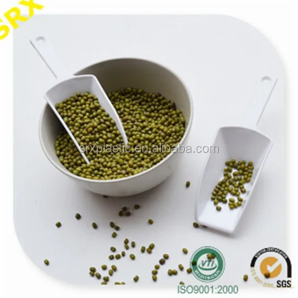 
Small Handy green bean scoops, OEM mini plastic scoop for party ice flour sugar candy ice cube, OEM plastic scoop manufacturer 