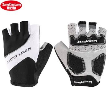 half finger cycling gloves