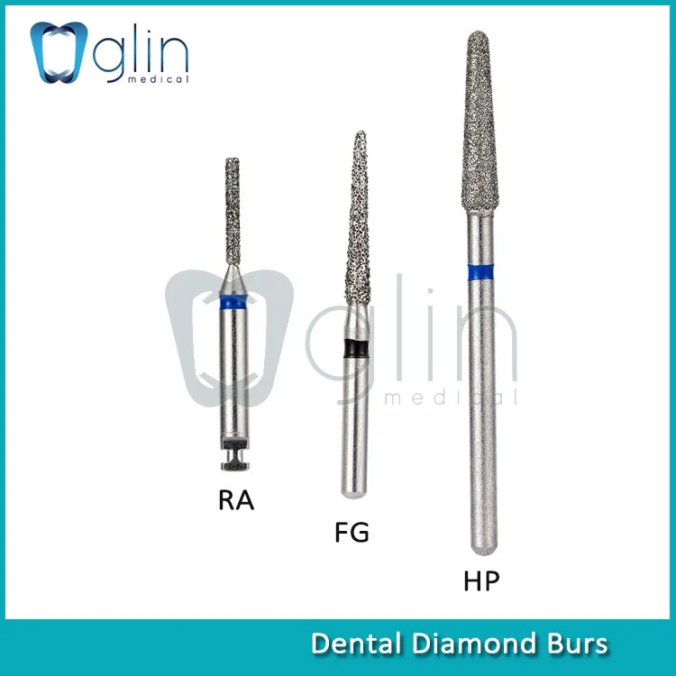 Glin Fg Dental Burs Dental Diamond Burs Hp Ra Burs - Buy Dental Diamond ...