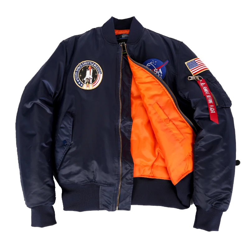 Factura grosor vocal Wholesale Wholesale thick winter apollo patched navy men nasa bomber flight  jacket From m.alibaba.com
