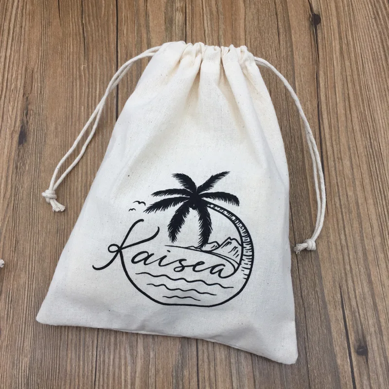 Custom Printed Organic Canvas Fabric Muslin Drawstring Bag - Buy Muslin ...