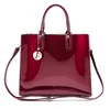 2019Hot-selling Kate glossy patent leather women bag Crocodile handbag