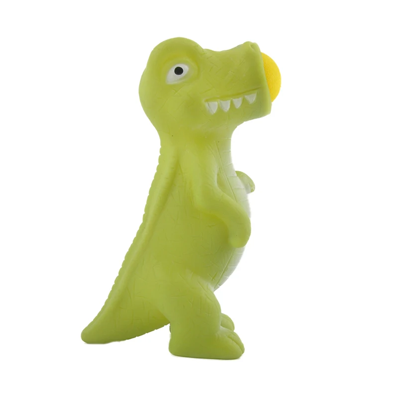 Green Dinosaur Spit Balls Animal Popper Toys Shooting Squeeze Toys ...