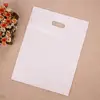Custom logo printed pe plastic shopping bags wholesale