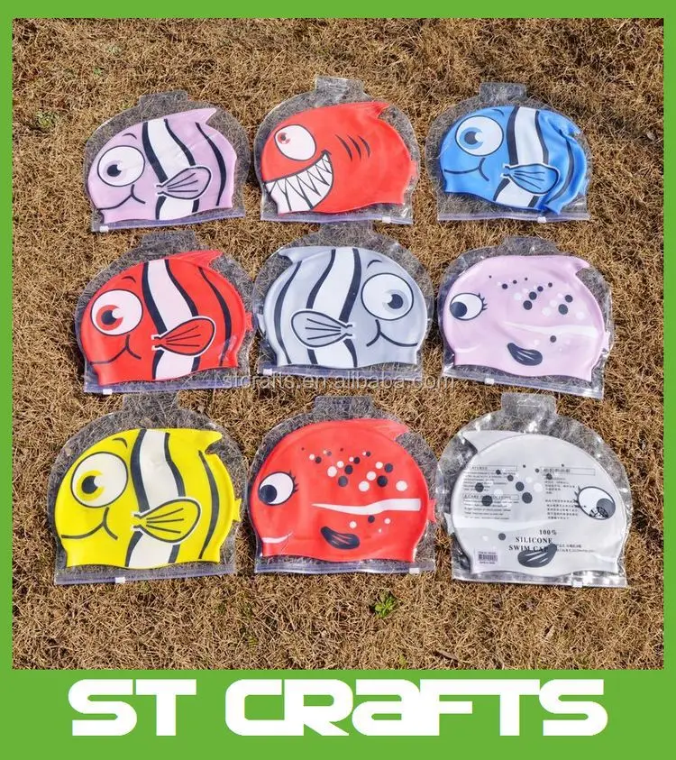 100 Ecofriendly Adult Funny Swim Cap Waterproof Sport Swimming Caps