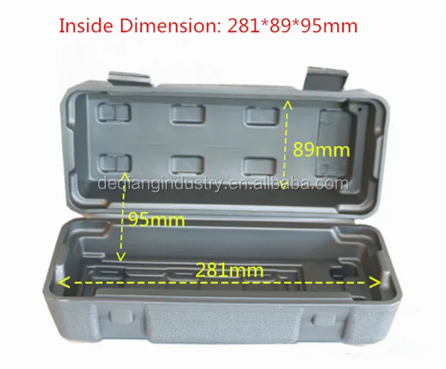 Precision vise box plastic hard tool box for machine tool accessories package