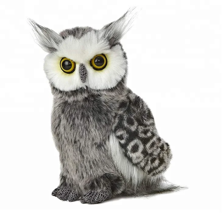 stuffed snowy owl
