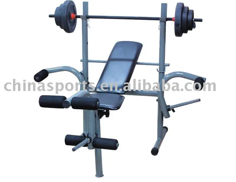 Luxury Weightlifting Bench With Barbell Set Buy Weightlifting