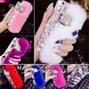 Newest Luxury Bling Warm Soft Beaver Rabbit Fur Hair phone cases for iPhone 5/6/6 Plus/7/7 Plus