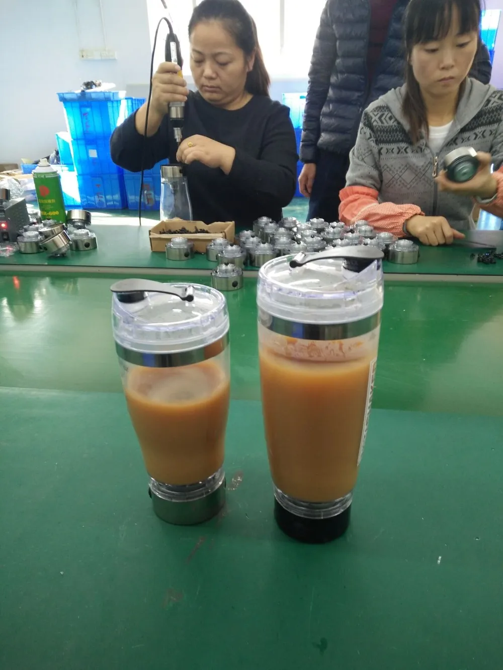 Factory offer Electric protein shaker with mixer powder