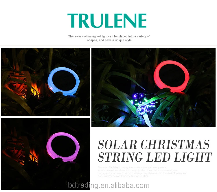 IP65 water proof outdoor garden patio landscape decoration led string solar lawn light led solar garden light