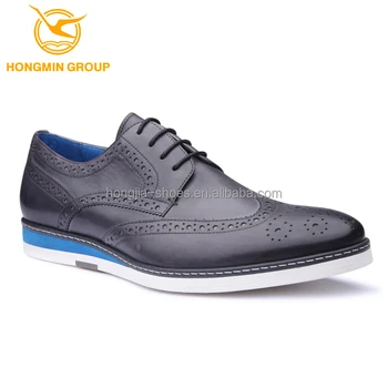 Soft Flat Sole Leather Oxford Man Shoes 