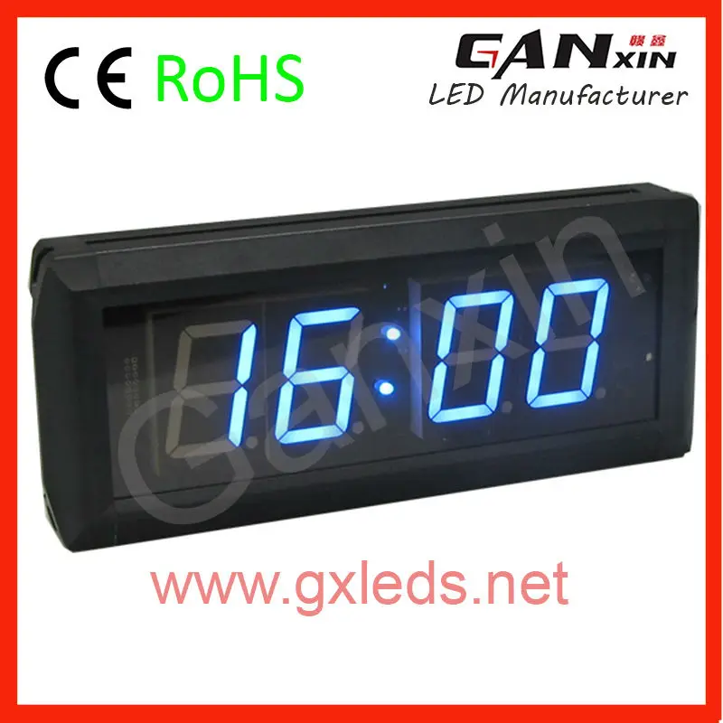 Game Timing Small Led Digital Wall Clock Low Voltage Blue Clock Buy Blue Led Wall Clock,Low