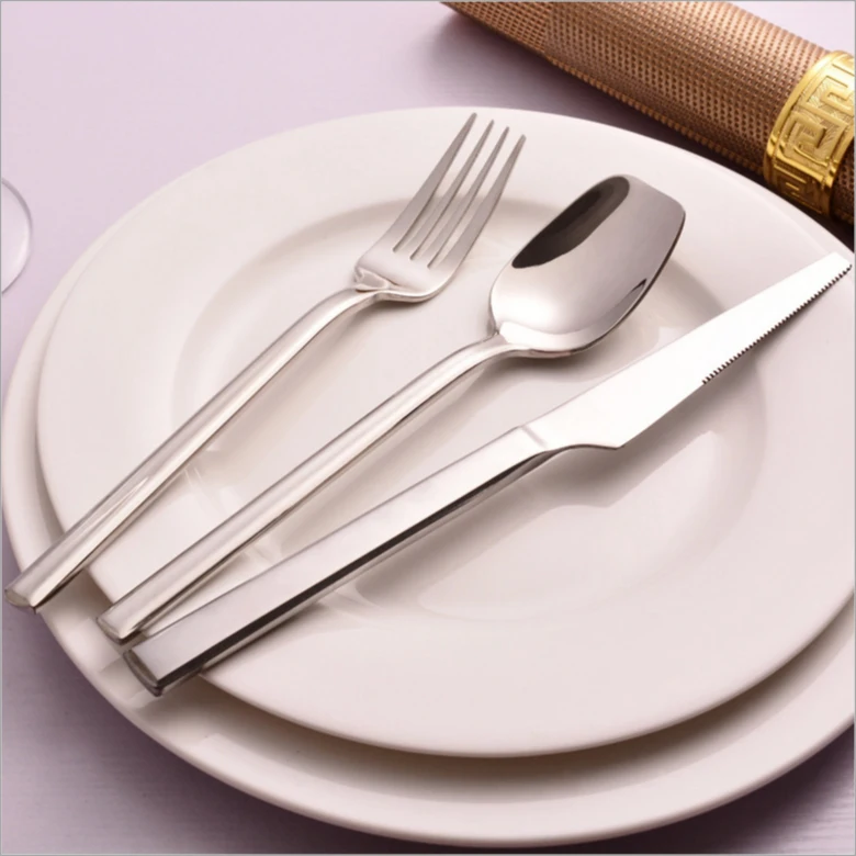 Thick Luxury Stainless Steel Spoon And Fork Set Buy Spoon And Fork