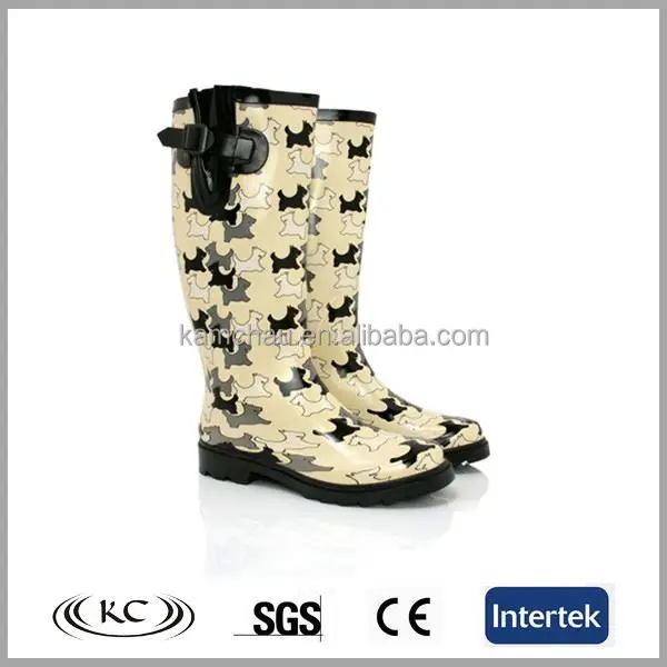 trendy rubber boots