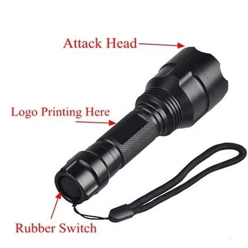 Durable Hunting Torch Light Long Distance Led T6 Spotlight Military ...