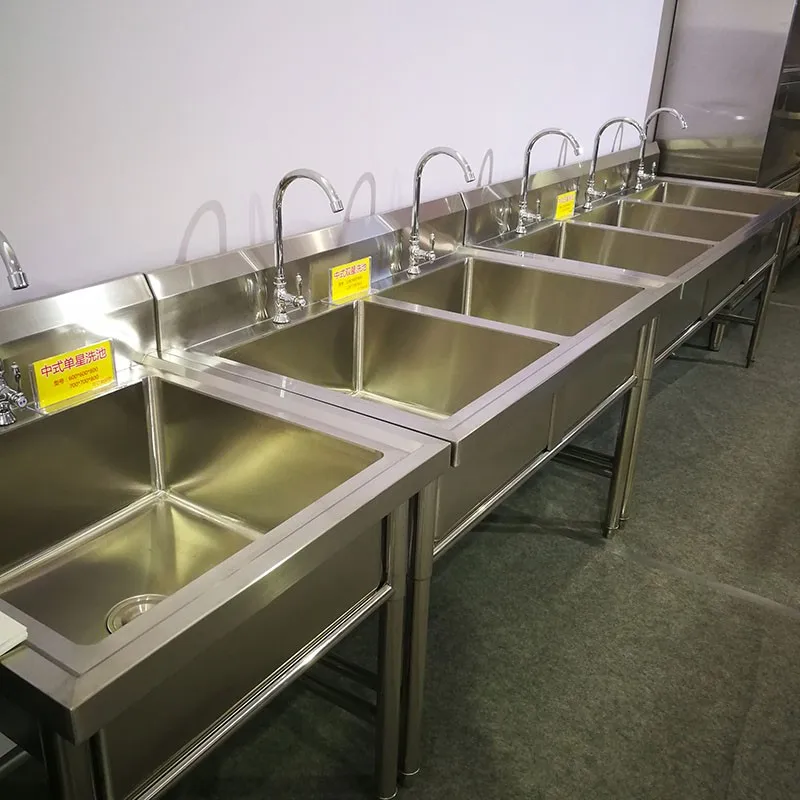 Промышленная Раковина Из Нержавеющей Стали/двойная Сливная Раковина С ...