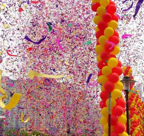 electric party popper foil paper confetti christmas