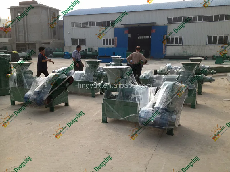 Sawdust briquette jute sticks wood charcoal making machine