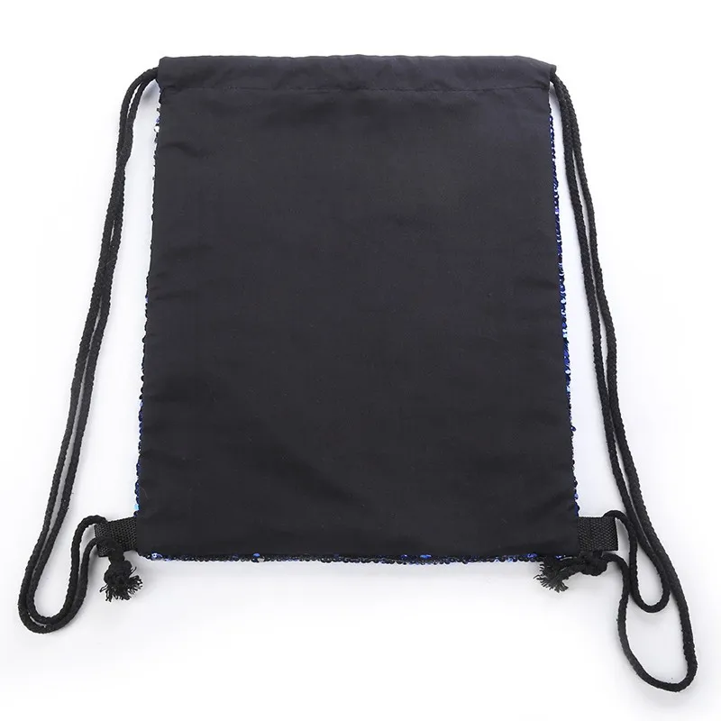 Wholesale Custom Party Travel Colorful Outdoor Hiking Sports Sequins Drawstring Bag For Girls