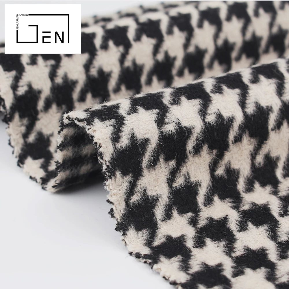Houndstooth Gird Wool Cashmere Coat Fabric Buy Cashmere Coat Fabric