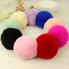 2018 Factory wholesale artificial fur 8 to 15 cm long or short hair plush faux fur pom pom